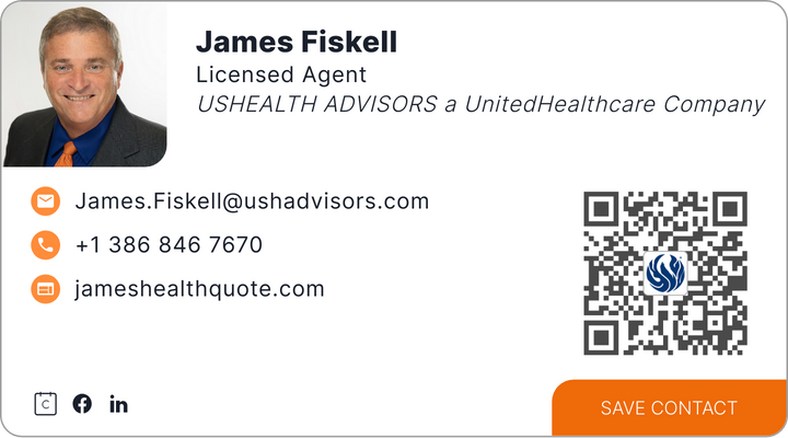 This is James Fiskell's card. Their email is James.Fiskell@ushadvisors.com. Their phone number is +1 386 846 7670.