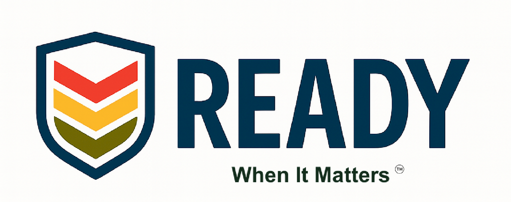 READY When It Matters shield logo